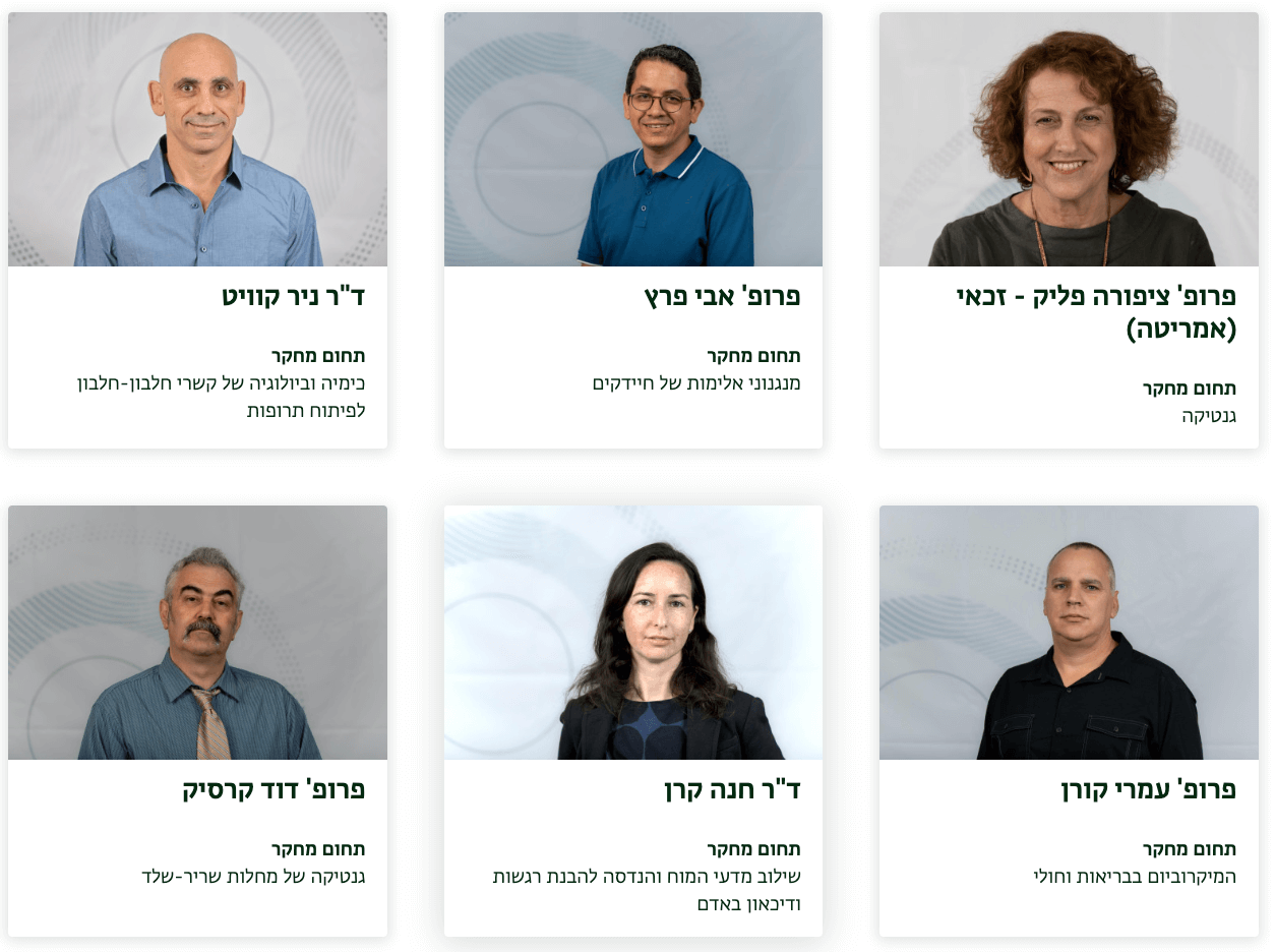 מרצים והנהלה בפקולטה