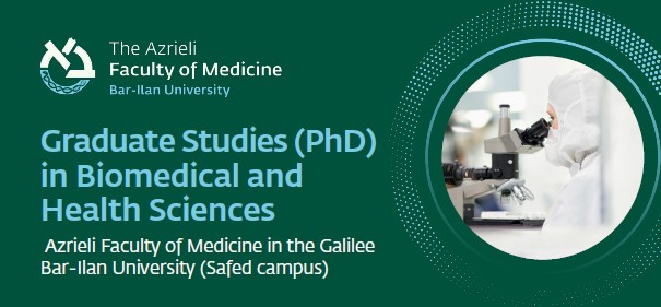 Graduate degrees at Azrieli Faculty of Medicine