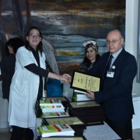 Certificates of Appreciation Awarded to Clinical Instructors, Galilee Medical Center (Naharia, Jan. 2020)