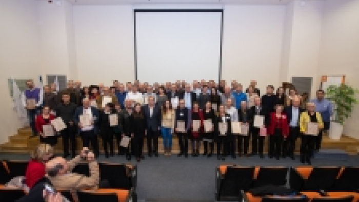 הפקולטה לרפואה בצפת: תעודות הצטיינות חולקו למורים ולמחלקות מצטיינות