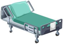 hospital bed shutterstock
